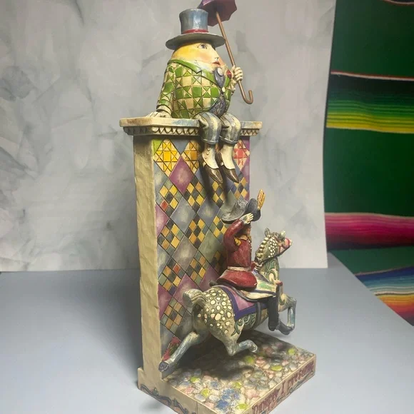 Jim Shore Humpty Dumpty sat on a wall figurine - Picture 3 of 5